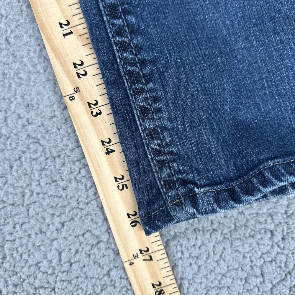 Silver Jeans Co Eddie Jeans Men 36x27* Blue Straight Leg Stretch Faded Whiskered - Picture 7 of 16